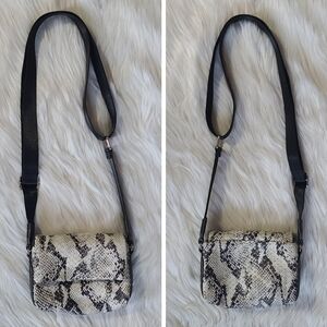 Aimee Kestenberg|Broadway Snake Print Leather Crossbody Bag